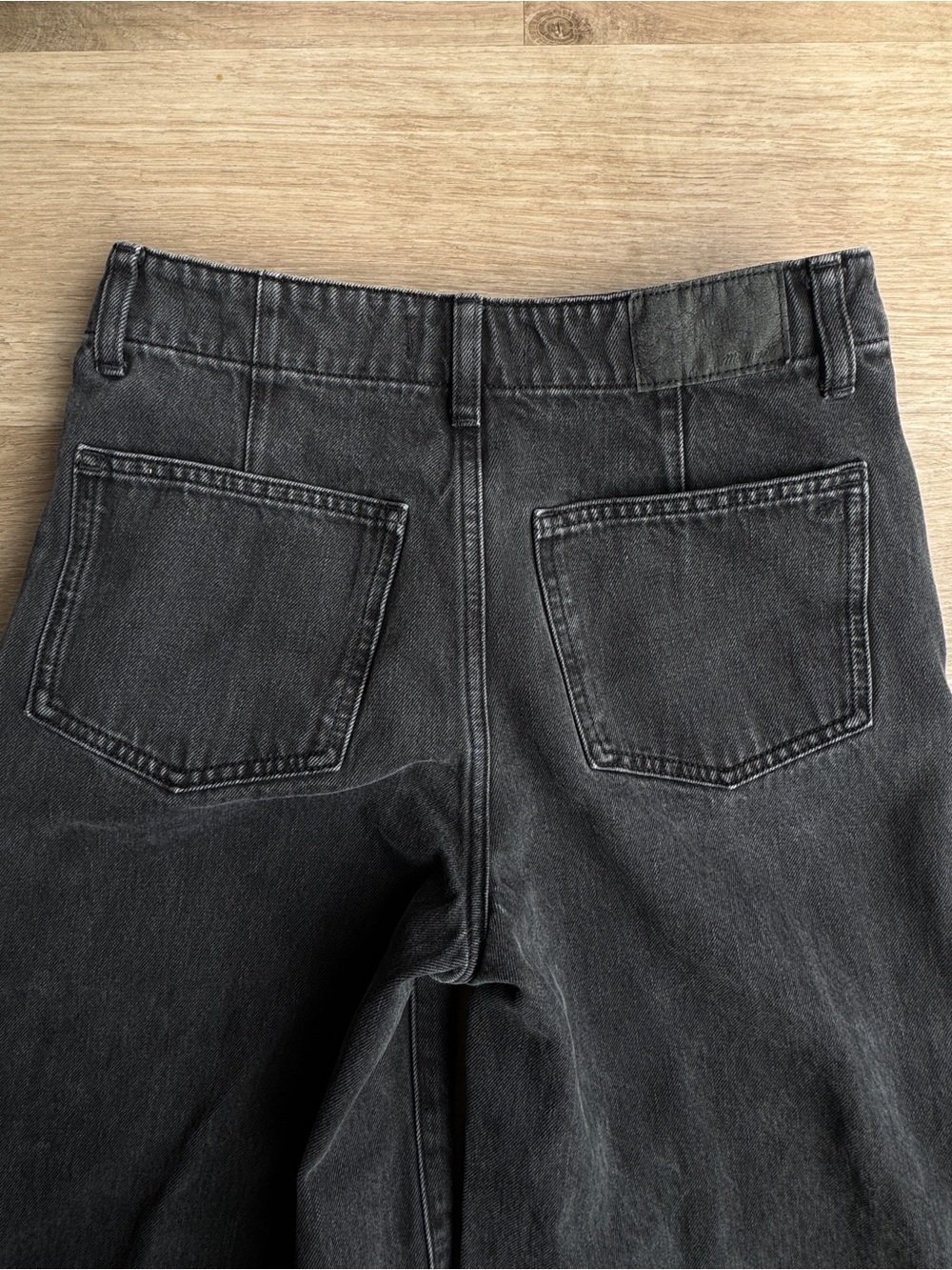Madewell Wide Sweep Denim Trousers Bartholomew Sz 25 - Picture 14 of 14